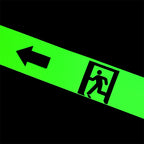 Black Exit to Left