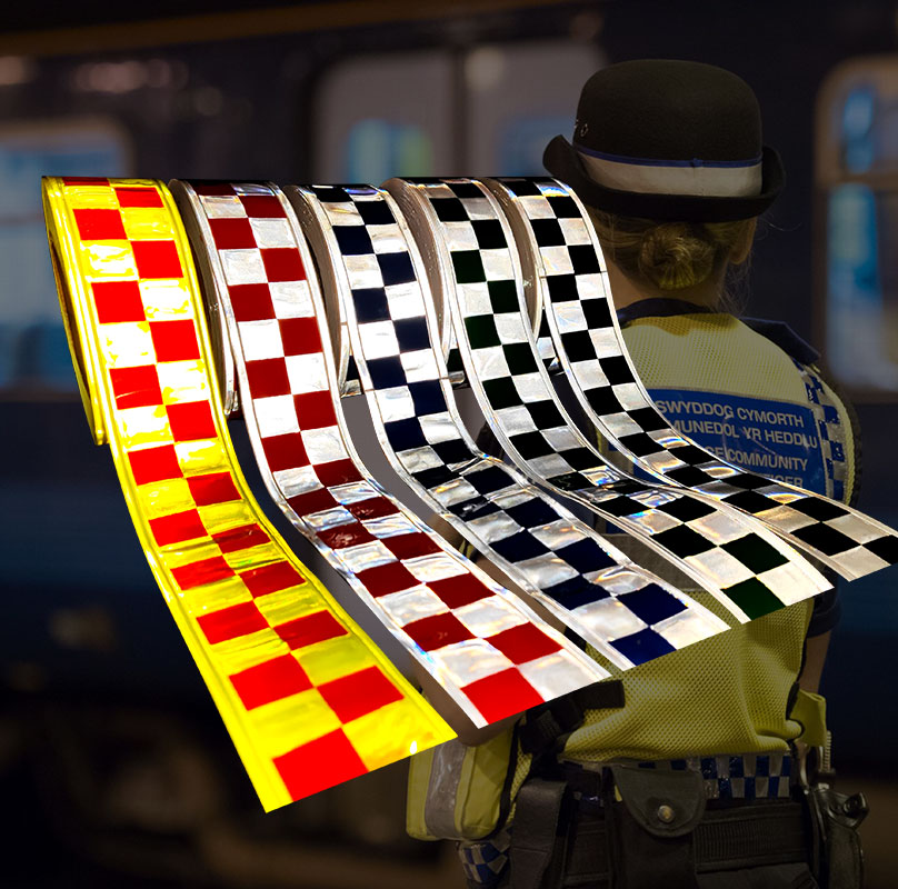 6290P Checker PVC Prismatic Reflective Tape