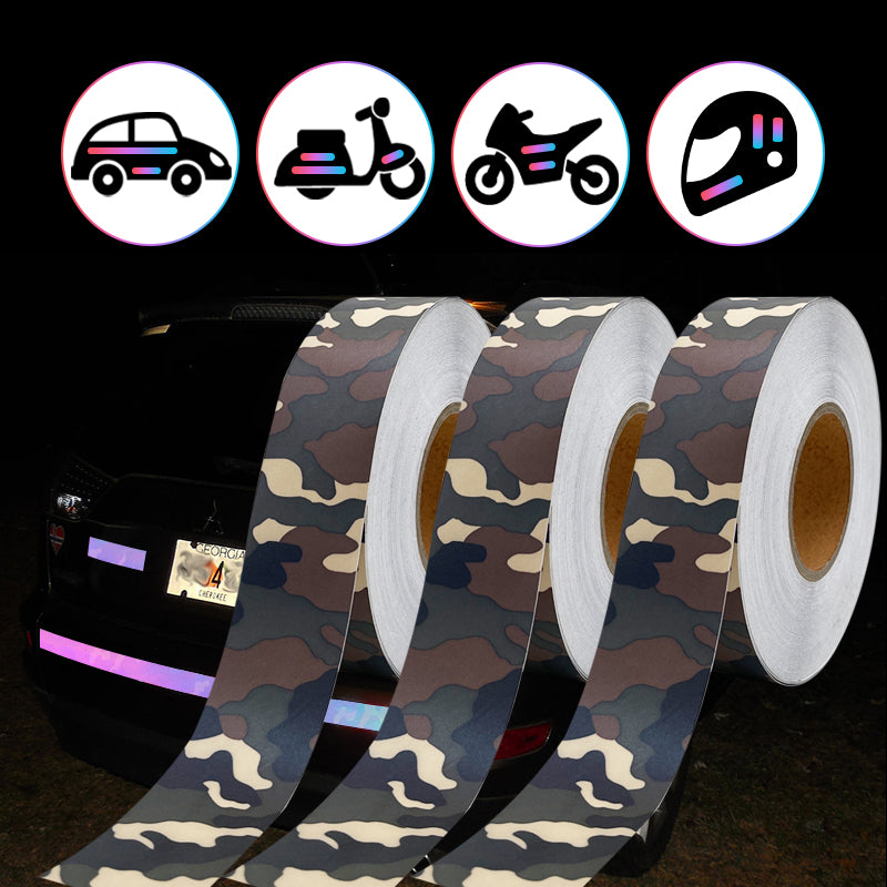 935BJMC Self-Adhesive Camo Reflective Fabric