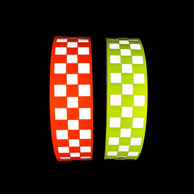 11WT Hi-Vis Checker Oxford Reflective Tape