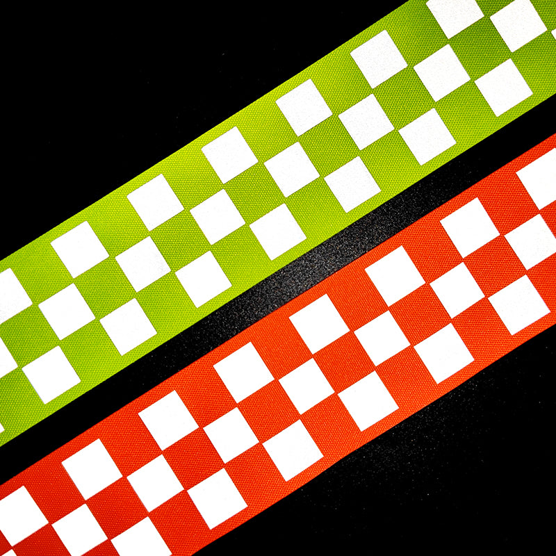 11WT Hi-Vis Checker Oxford Reflective Tape