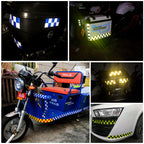 6490SQ Chequered Design Reflective Tape