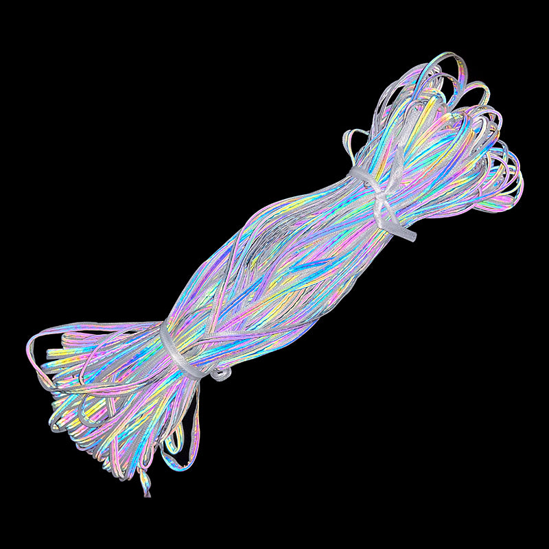 11RP935 Rainbow Reflective Piping Cord Trim