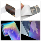 935BJMC Self-Adhesive Camo Reflective Fabric