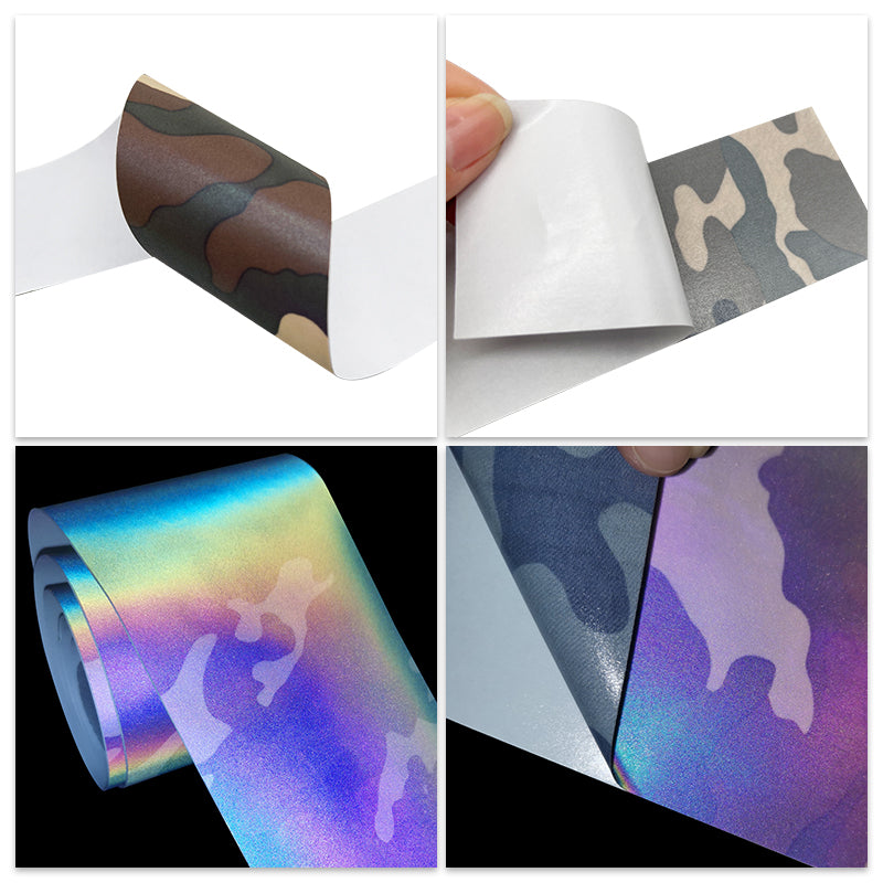 935BJMC Self-Adhesive Camo Reflective Fabric