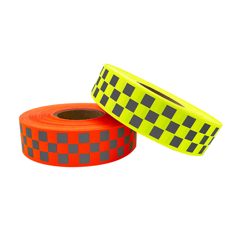 11WT Hi-Vis Checker Oxford Reflective Tape
