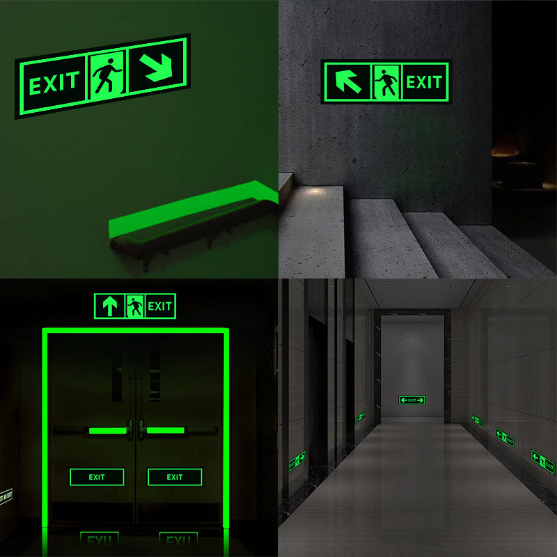 220S4 Glow in the Dark Sign Sticker