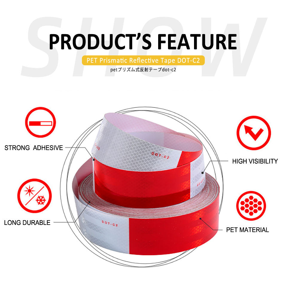 1400 DOT-C2 Prismatic Reflective Tape